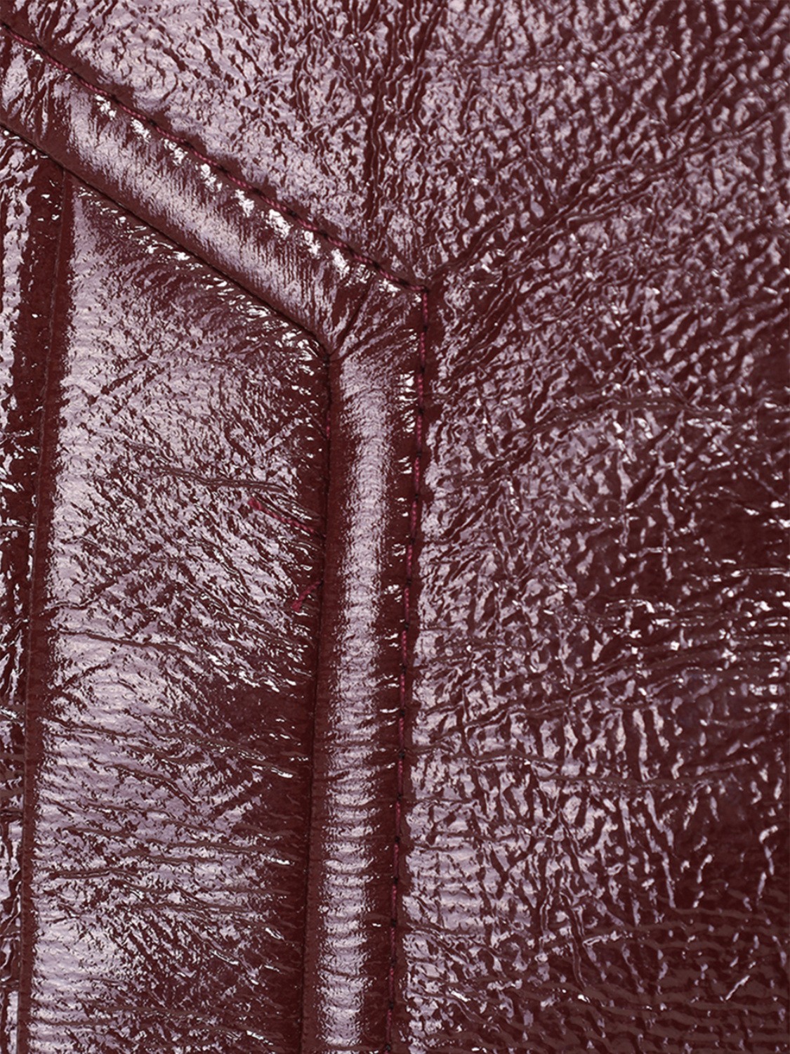 Женский бомбер из экокожи