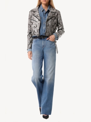 Женская косуха из экокожи