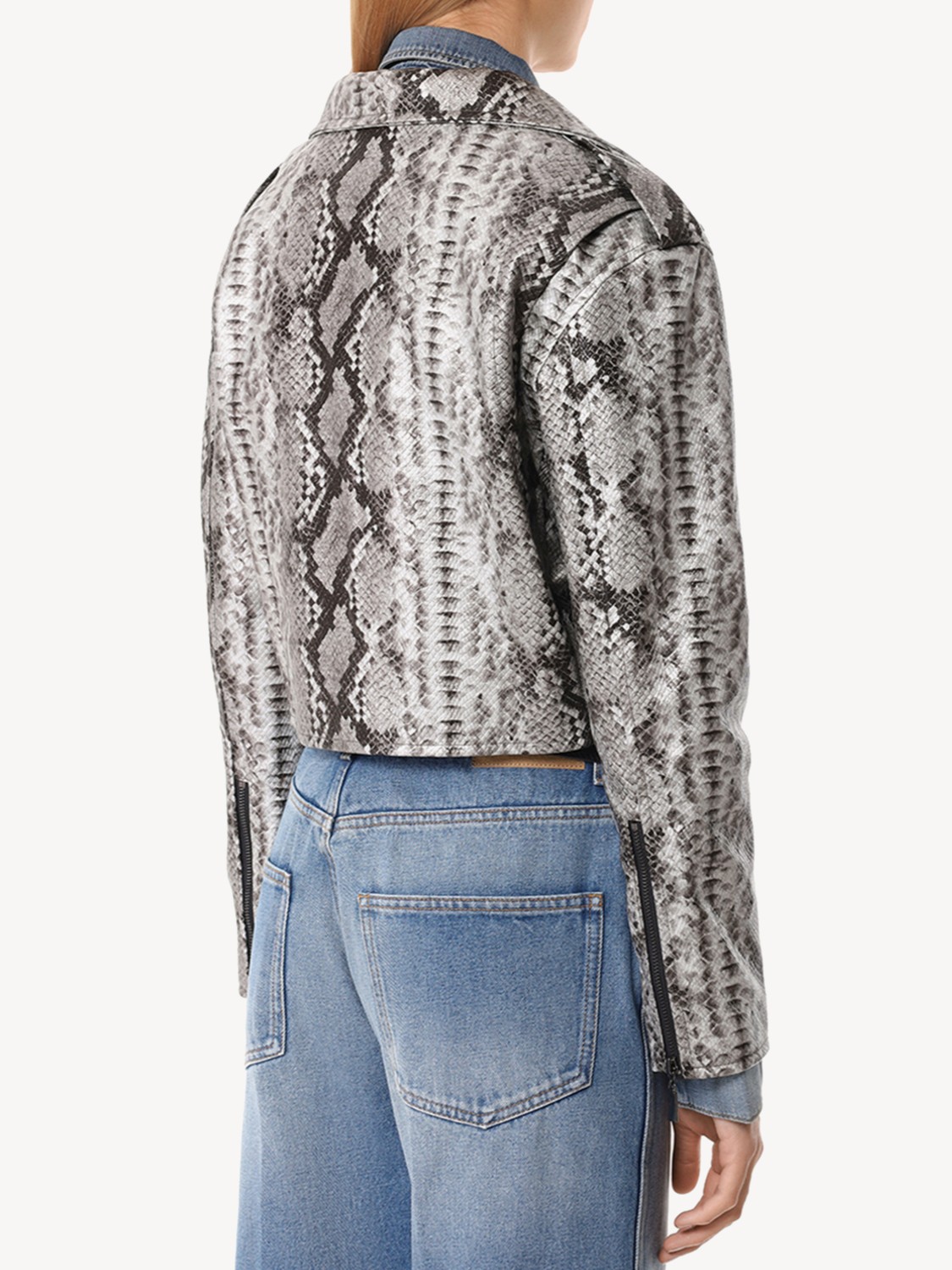 Женская косуха из экокожи