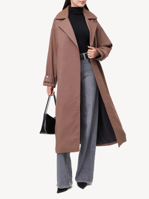 Женский плащ из денима