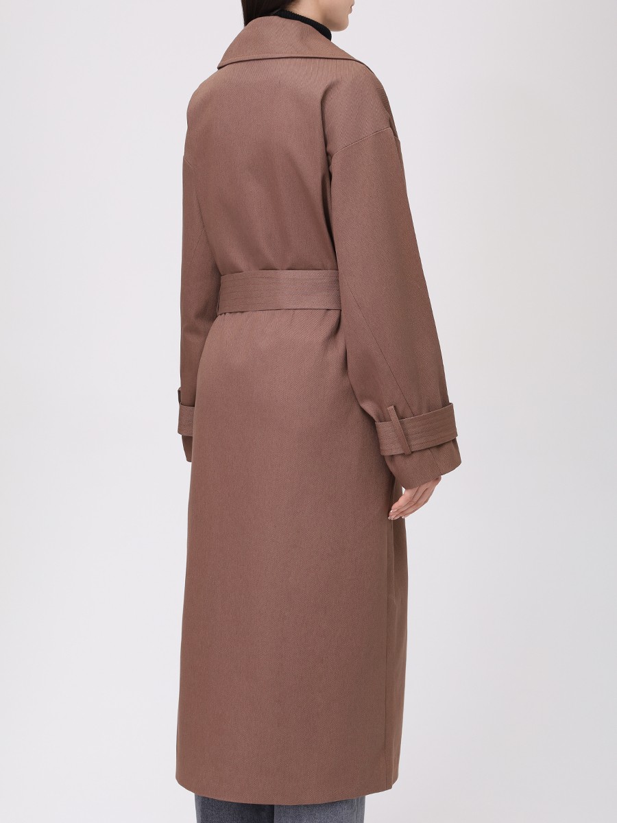 Женский плащ из денима