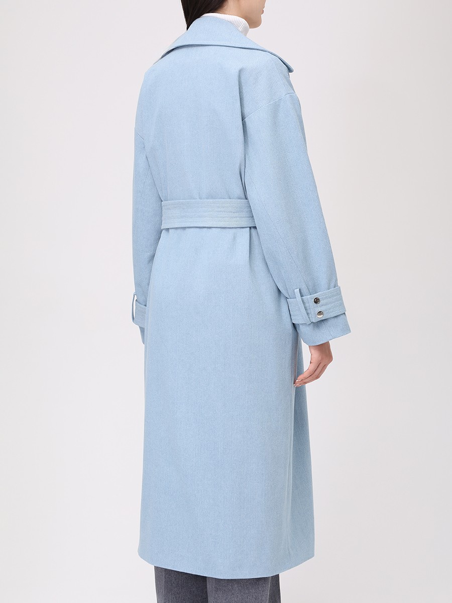 Женский плащ из денима