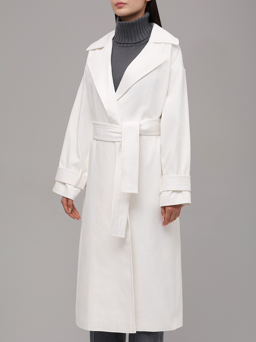 Женский плащ из денима