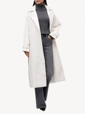 Женский плащ из денима