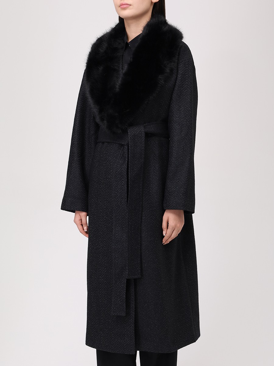 Женское пальто из шерсти