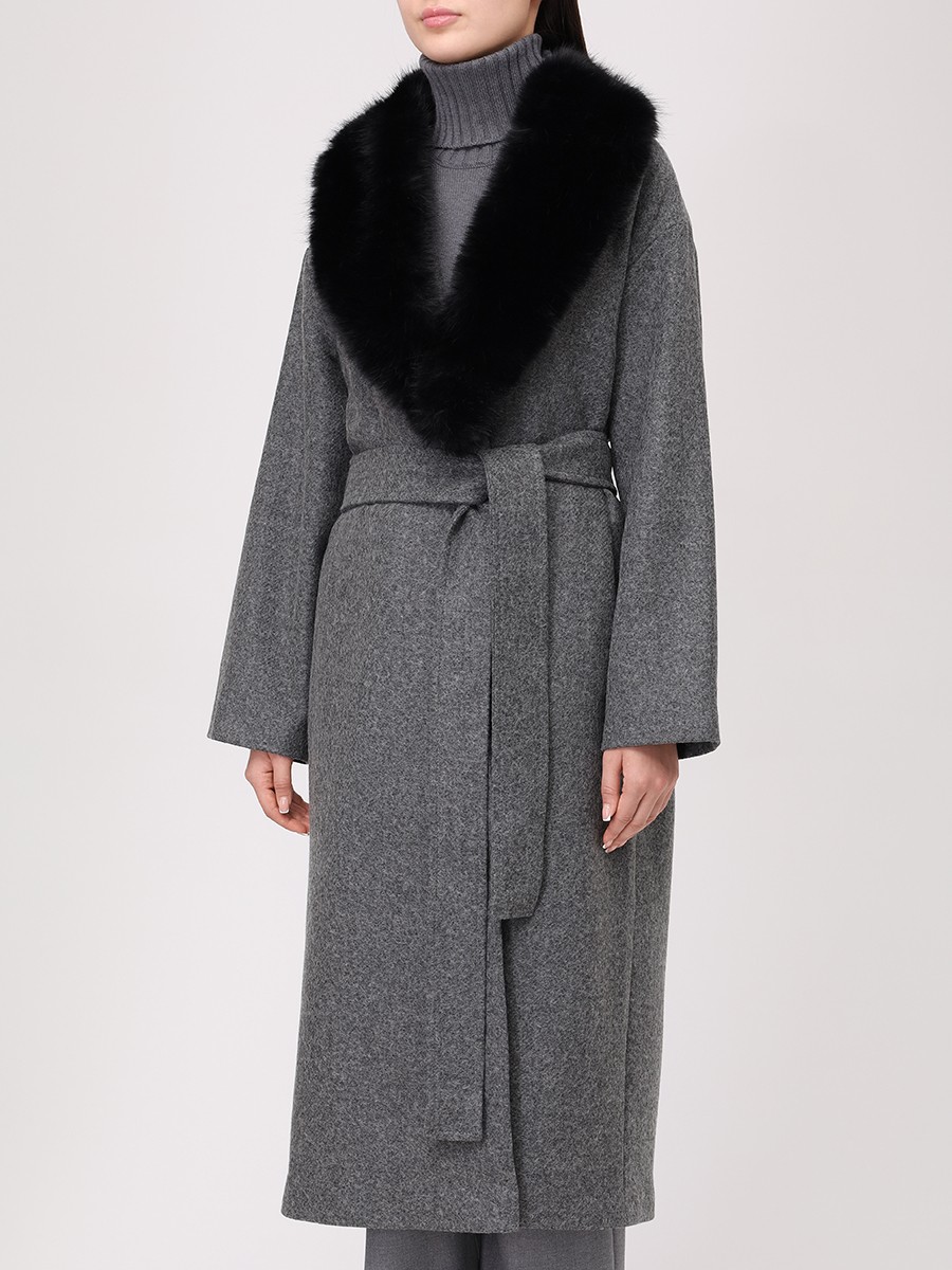 Женское пальто из шерсти