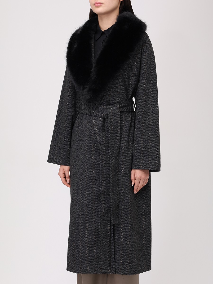 Женское пальто из шерсти