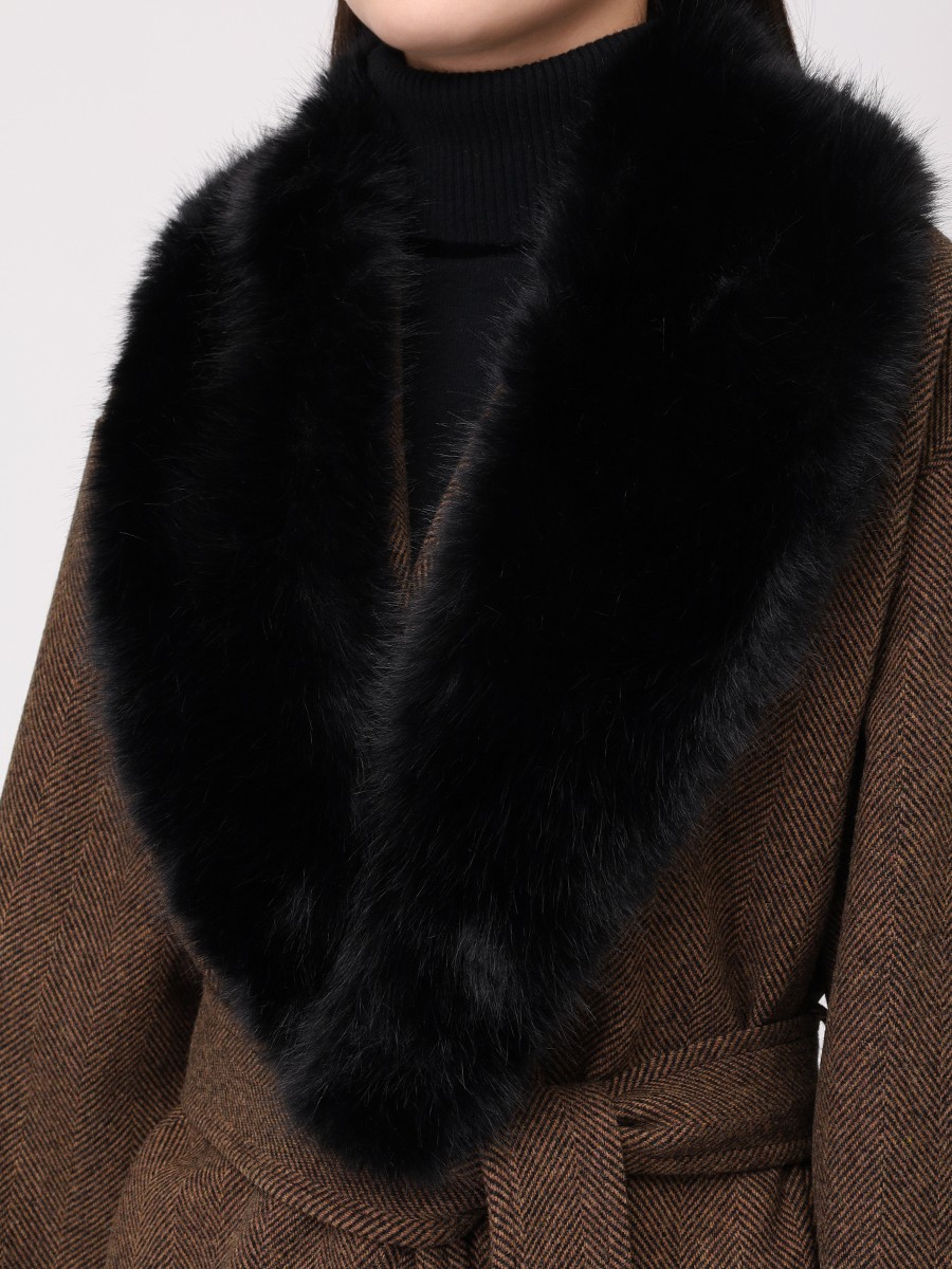 Женское пальто из шерсти