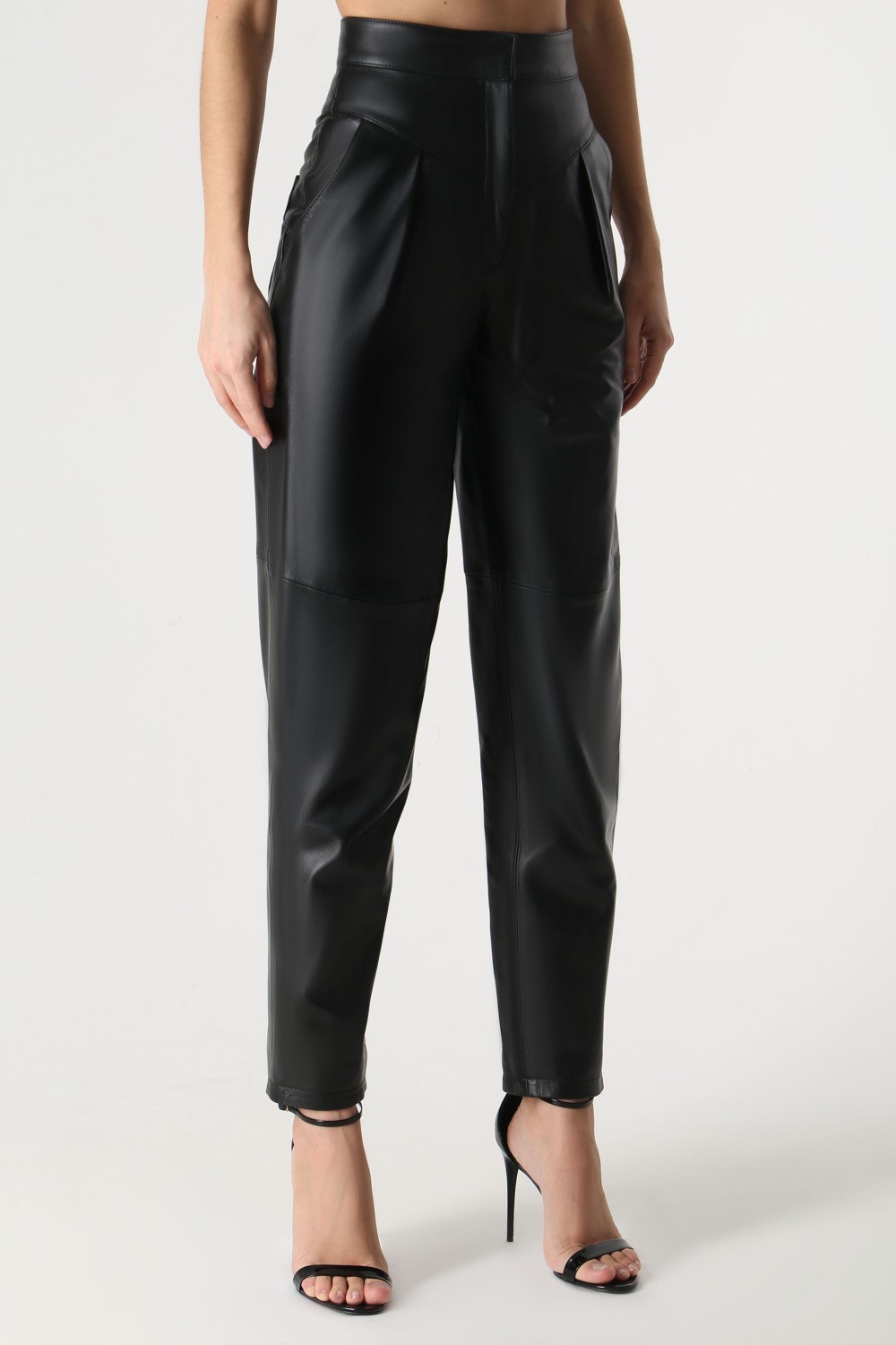 Женские брюки из натуральной кожи