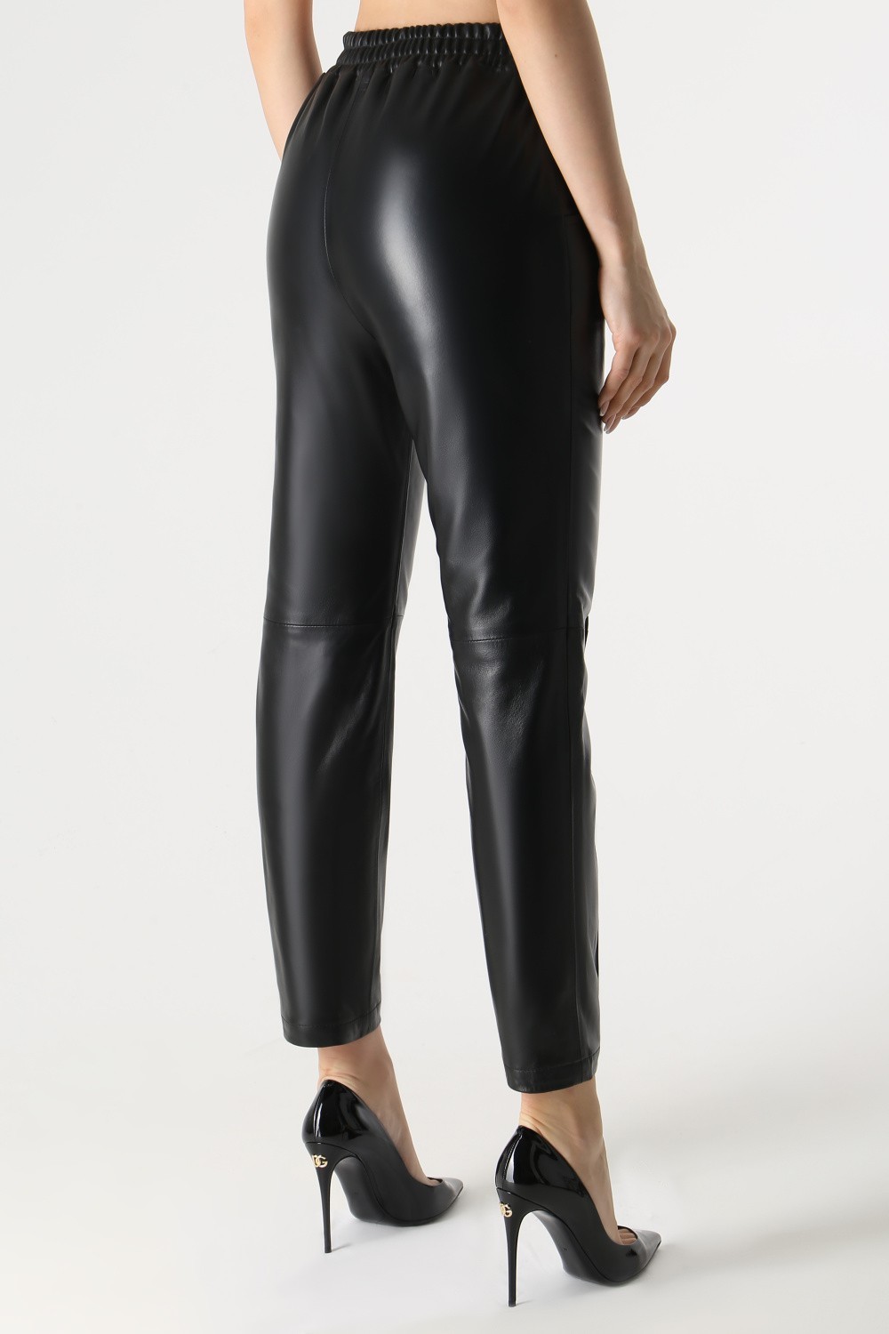 Женские брюки из натуральной кожи