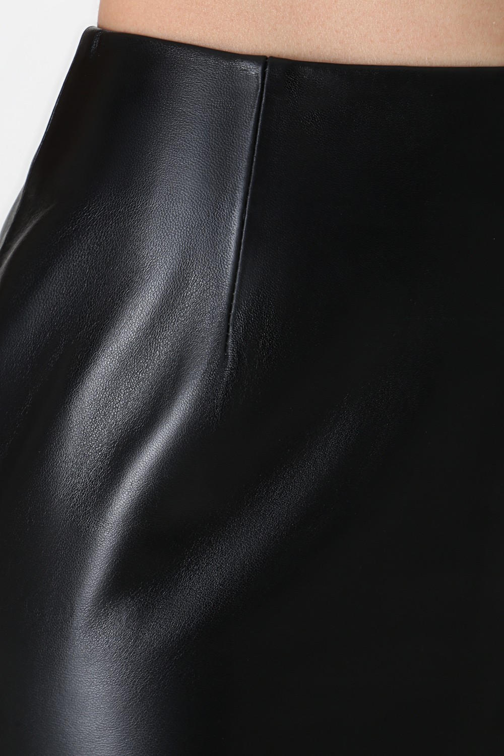 Юбка из натуральной кожи