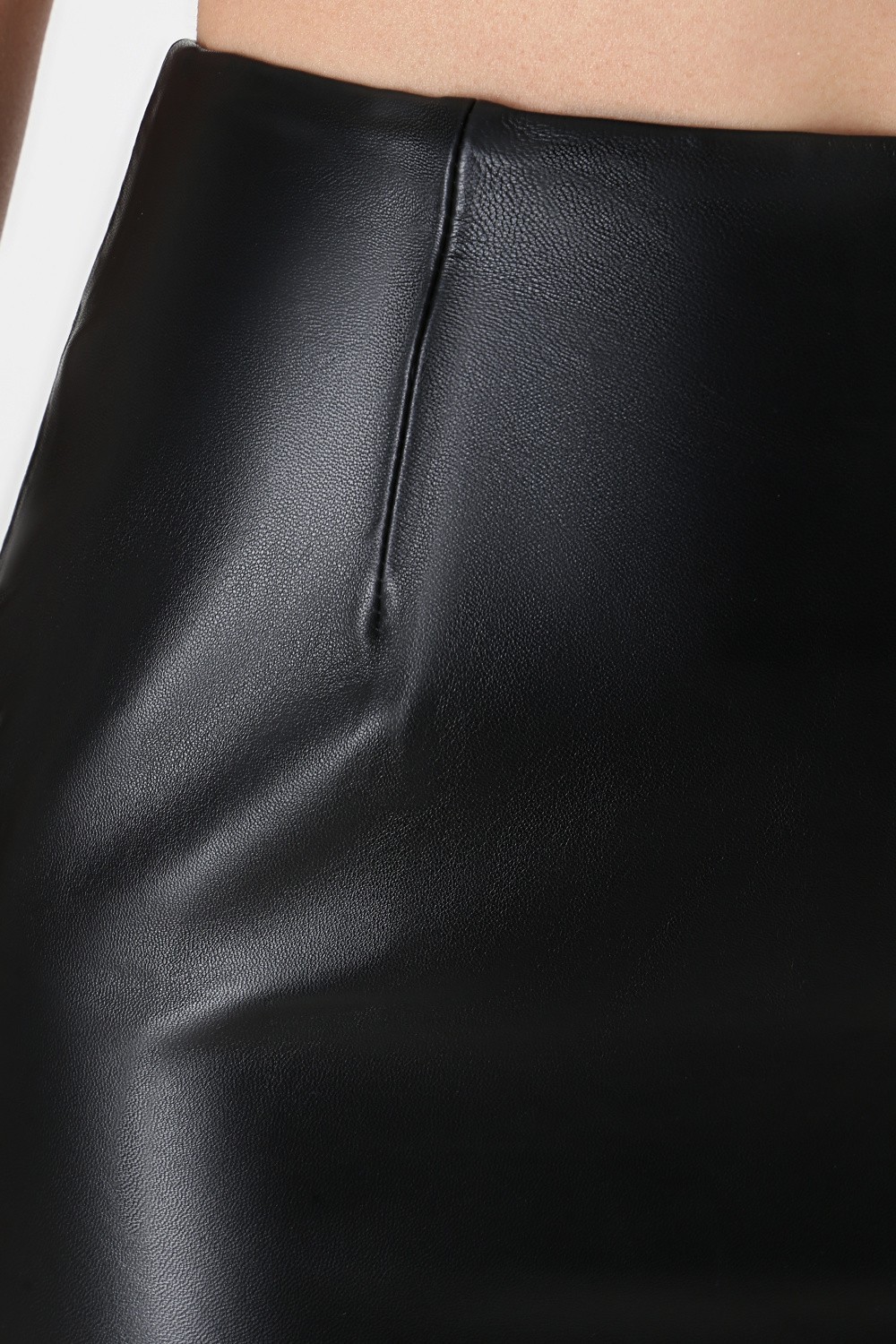 Юбка из натуральной кожи