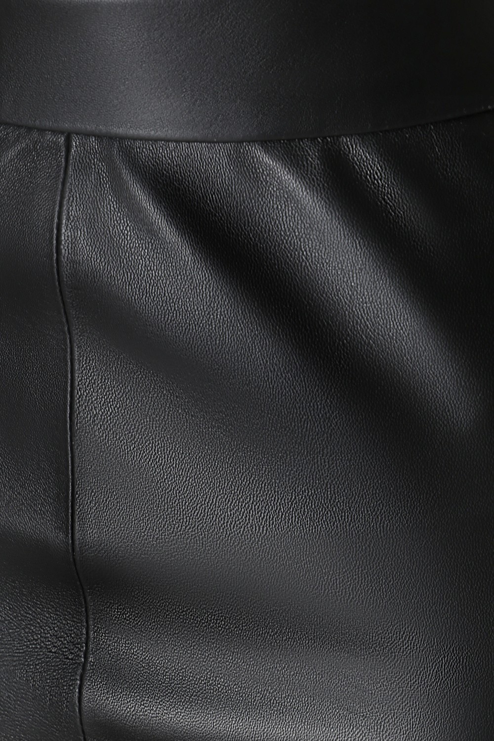 Юбка из натуральной кожи