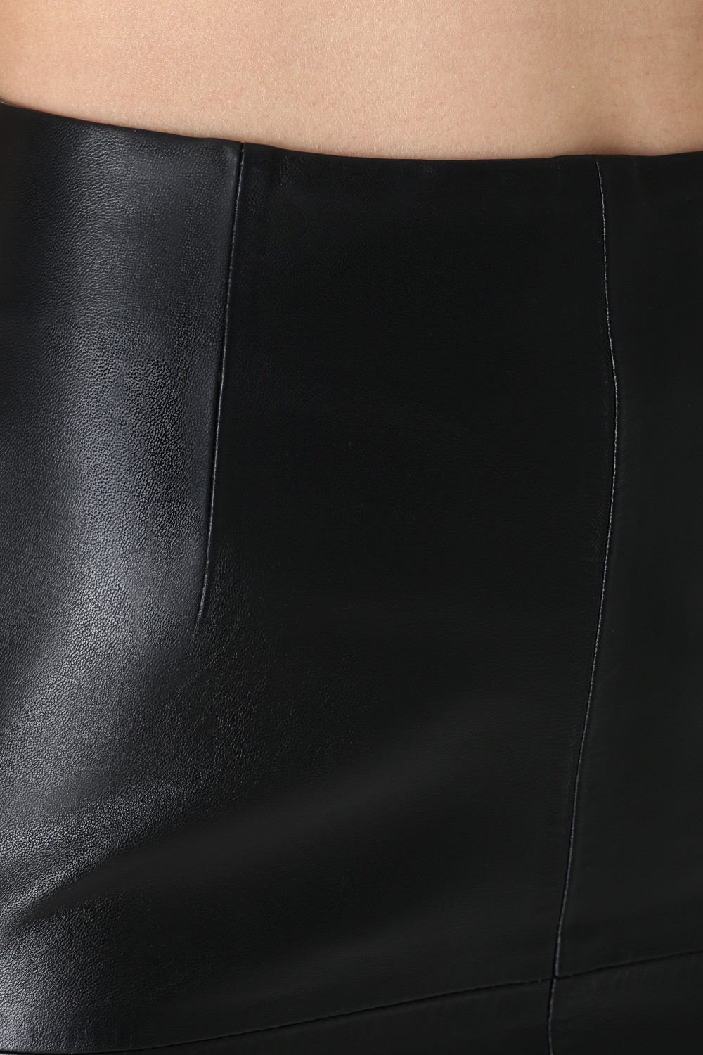 Юбка из натуральной кожи