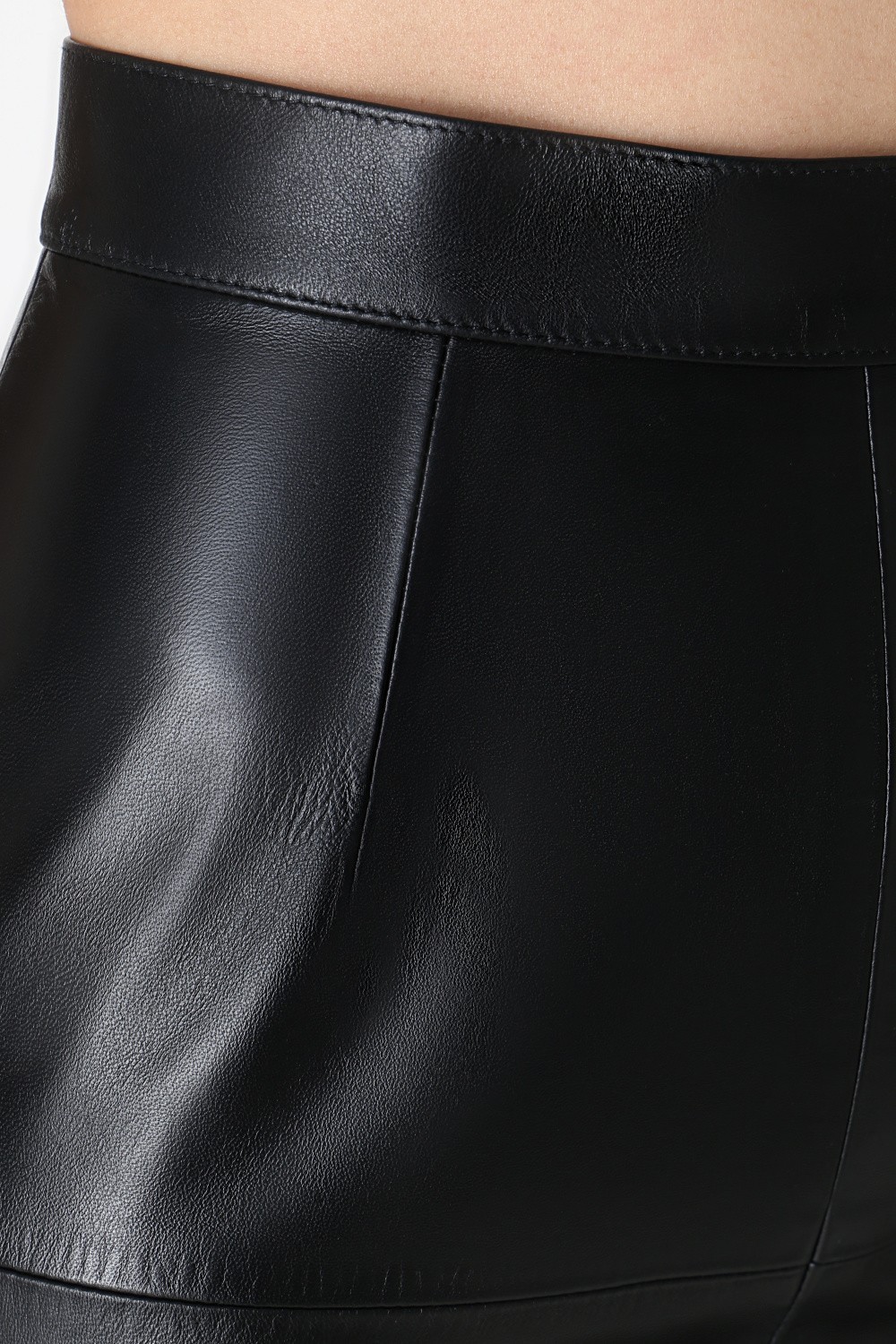 Юбка из натуральной кожи