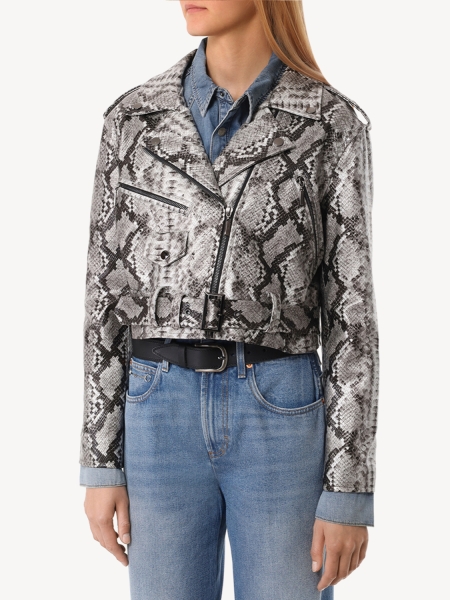 Женская косуха из экокожи