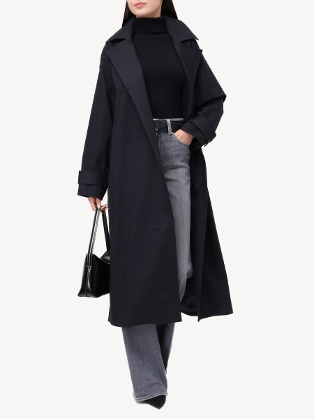 Женский плащ из денима